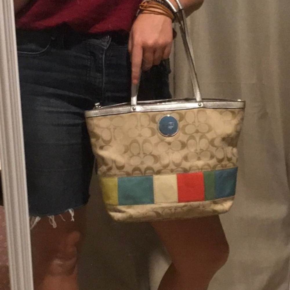 Authentic coach hand bag